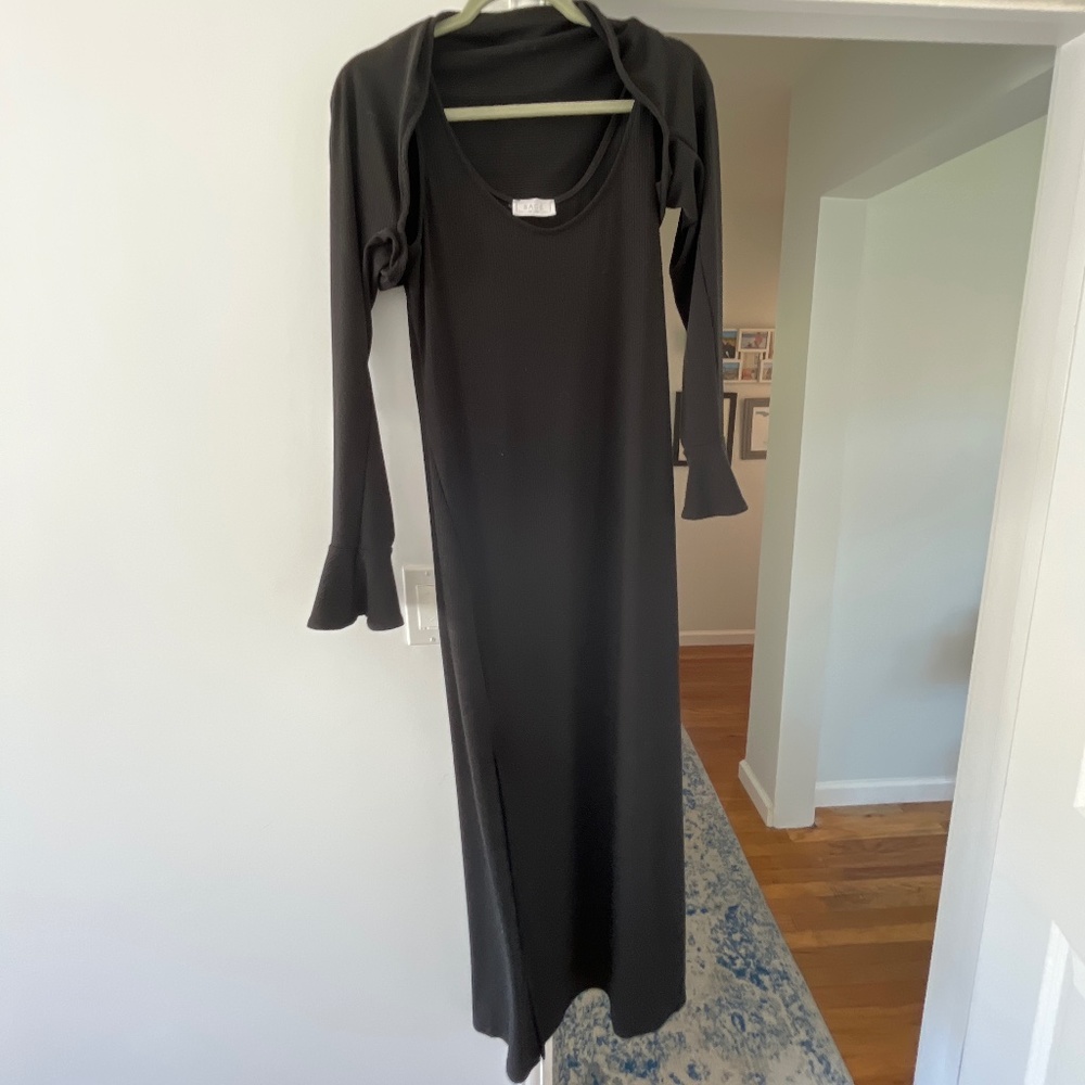 Dress with sweater